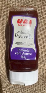 Geleia de Pimenta com Amora - 260g - Uai!