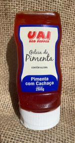 Geleia de Pimenta com Cachaça - 260g - Uai!