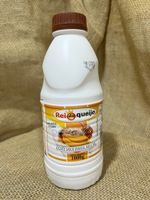 Iogurte Integral de Banana com aveia e mel - 1 kg - Rei do Queijo