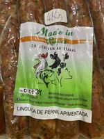 Linguiça de Pernil Defumada - Pimenta - 300g - Made in Roça