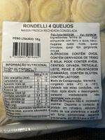 Rondeli Artesanal de 4 Queijos - 1 Kg