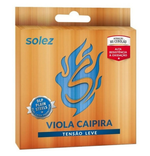 Encordoamento Viola Caipira Solez Tensão Leve SLVC Tl