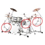 Clamp para Rack Pearl de Trilho Multiangular e Alongado Icon Series