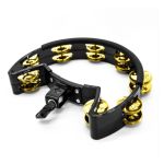 Pandeirola Torelli Policarbonato Preta com Clamp