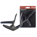 Capotraste Braçadeira Stagg para Guitarra Black SCPX-CU BK