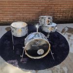Bateria 20 Michael Legacy Slim Sparkle Silver Sem Ferragens