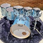 Bateria 22 Pearl Decade Maple Blue Mirage 08-10-12-14-16 Azul-turquesa