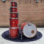Bateria 22 Pearl Masters MCT 08-10-12-14-16 Vermillion Sparkle 