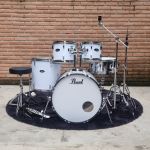 Bateria 22 Pearl Roadshow Pure White com Ferragens