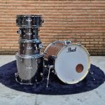 Bateria 22 Pearl Export Smokey Chrome Sem Ferragens