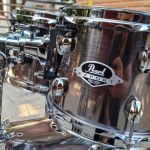 Bateria 22 Pearl Export Smokey Chrome Sem Ferragens