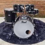 Bateria 22 Pearl Decade Maple Satin Black Sem Ferragens USADO