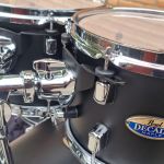 Bateria 22 Pearl Decade Maple Satin Black Sem Ferragens USADO