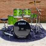 Bateria 20 TAMA Stagestar Lime Green Sparkle com Ferragens