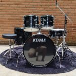 Bateria 22 TAMA Stagestar Black Night Sparkle com Ferragens
