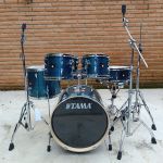 Bateria 20 TAMA Imperialstar Hairline Blue com Ferragens