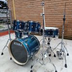 Bateria 20 TAMA Imperialstar Hairline Blue com Ferragens