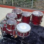 Bateria Pearl Session Studio Select 08-10-12-14-16-22 Caixa Scarlet Ash