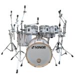 Bateria 22 Sonor AQ2 Stage Maple White Marine Pearl com Ferragens
