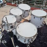 Bateria 22 Sonor AQ2 Stage Maple White Marine Pearl com Ferragens