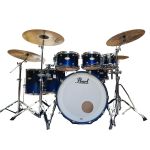 Bateria 22 Pearl Reference One Ultra Blue Fade Com Caixa
