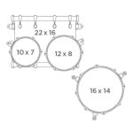 Bateria 22 Mapex Saturno Evolution Exotic Sunburst