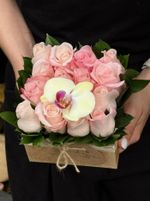 Pack Quadrado com Rosas Nacionais