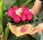Pack Quadrado com Rosas Nacionais