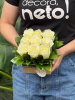 Pack Quadrado com Rosas Nacionais