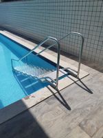 ESCADA DESARTINOX BELLA 5 DEGRAUS INOX 316 PROFUNDIDADE 0,76-0,92M