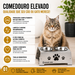 COMEDOURO PET PREMIUM DESARTINOX TAMANHO P