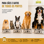 COMEDOURO PET PREMIUM DESARTINOX TAMANHO G