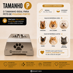 COMEDOURO PET UNIT DESARTINOX TAMANHO P