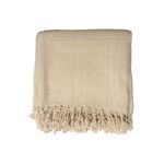 Manta Fringes Areia