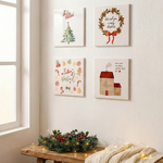 Azulejo de Natal Guirlanda com Suporte e Embalagem