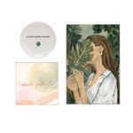 Kit Decorativo de Parede Nature com Quadro Mulher, Prato Decorativo e Quadro Infinito Particular