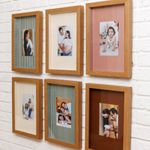 Quadro Personalizado Memórias: Sua Foto em Moldura Caixa com Fundo Marrom e Vidro