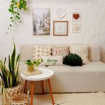Quadro Decorativo Paisagem Mediterrânea 40x60 com Moldura de Madeira