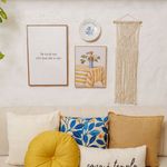 Quadro Decorativo Tangerinas em Vaso 30x40 cm com Moldura Filete para Sala e Quarto