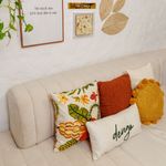 Almofada Decorativa Bananeira Floral