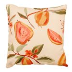 Almofada Decorativa Goiaba Botânica 45x45 cm em Tecido Bouclé