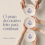 Prato Decorativo Something Old Something Blue