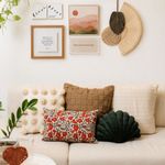 Quadro Sêneca: Frase Estoica e Moldura Caixa Vidro Flutuante 35x35cm