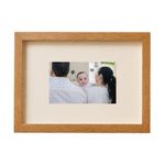 Quadro Personalizado Memórias: Sua Foto em Moldura Caixa com Fundo Creme e Vidro