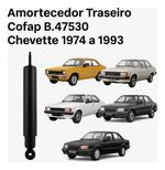 Par Amortecedor Tras Cofap Chevette Todos 1973 a 1993