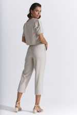 T-SHIRT CROPPED LISA TOUCH C/ PREGAS NA MANGA
