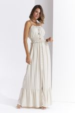 VESTIDO LONGUETE LISO HYPE C/ CANALETA
