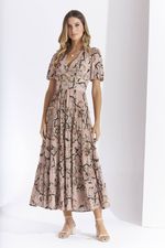 VESTIDO LONGUETE MANGUE