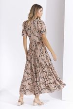 VESTIDO LONGUETE MANGUE