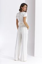 PANTALONA LISTRA MOGNO C/ CADARÇO DE ALGODÃO